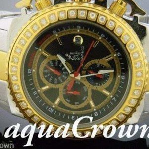 Men's Richard & co 1.25 CT Aqua Diamond two Tone Automatic Watch RC-3021